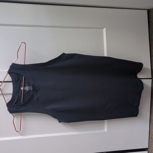 Senita ribbed racerback tank - navy M/L